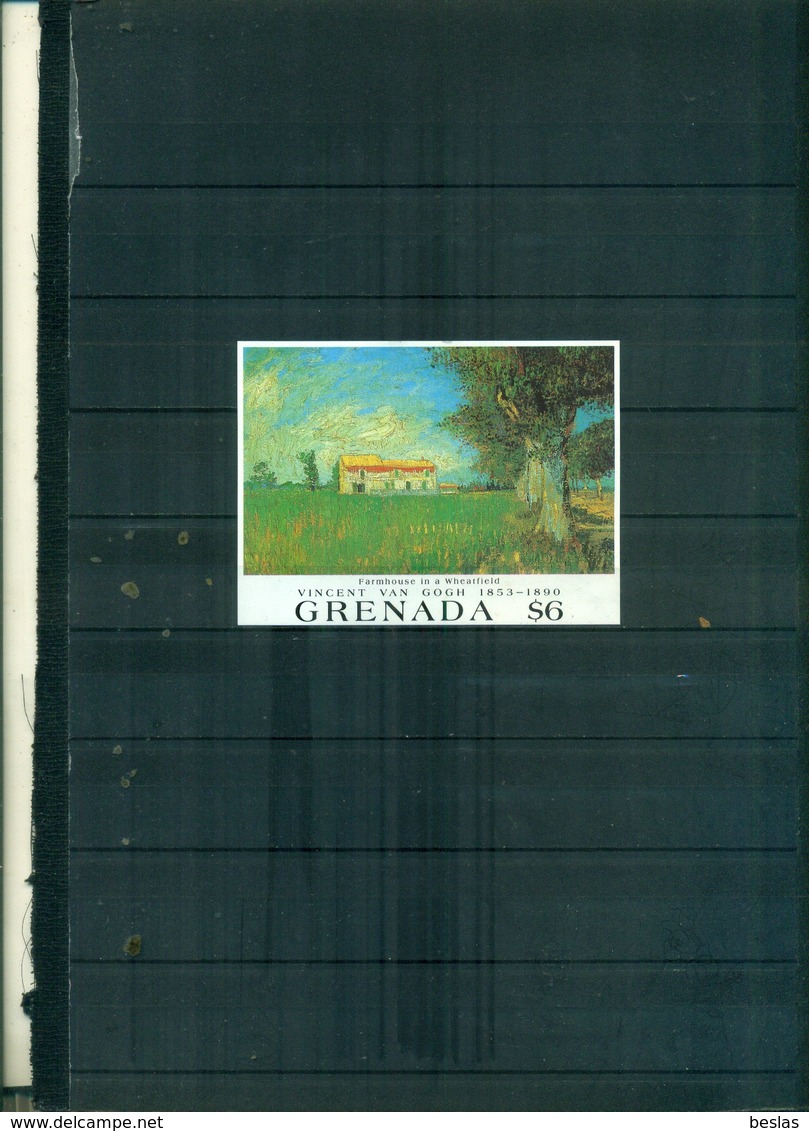 GRENADA TABLEAU DE VAN GOGH 1 BF NEUF A PARTIR DE 0.60 EUROS - Grenade (1974-...)