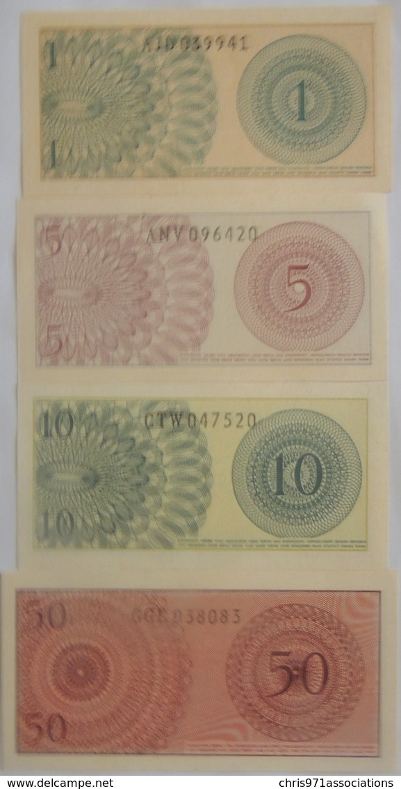 Lot De 4 Billets D'Indonésie Année 1964 Pick 90/91/92/94 Neuf/UNC - Indonésie