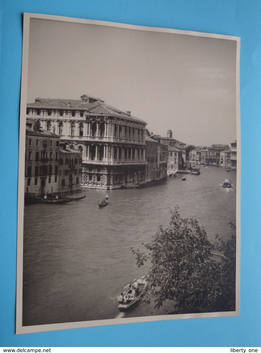 Venise VENETIË Canale Grande / Italy ( Format Photo 23,5 X 17,5 Cm. ) Anno 1952 ( Zie/Voir/See Photo ) ! - Lieux