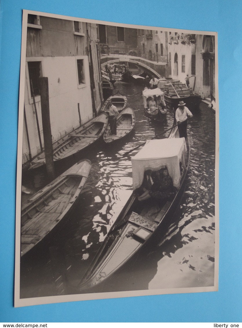 Venise VENETIË Canale / Italy ( Format Photo 23,5 X 17,5 Cm. ) Anno 1952 ( Zie/Voir/See Photo ) ! - Lieux