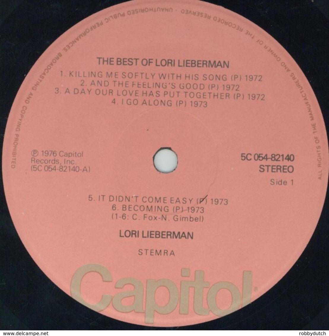* LP *  Lori Lieberman - The Best Of - Disco, Pop