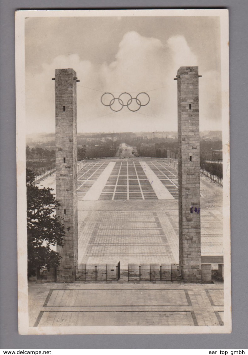 Motiv Olympiade 1936-08-03 AK Mit Sonder-Stempel - Athlétisme
