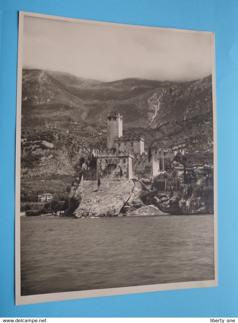 LAGO Di GARDA Malcesine / Italy ( Format Photo 23,5 X 17,5 Cm. ) Anno 1952 ( Zie/Voir/See Photo ) ! - Plaatsen