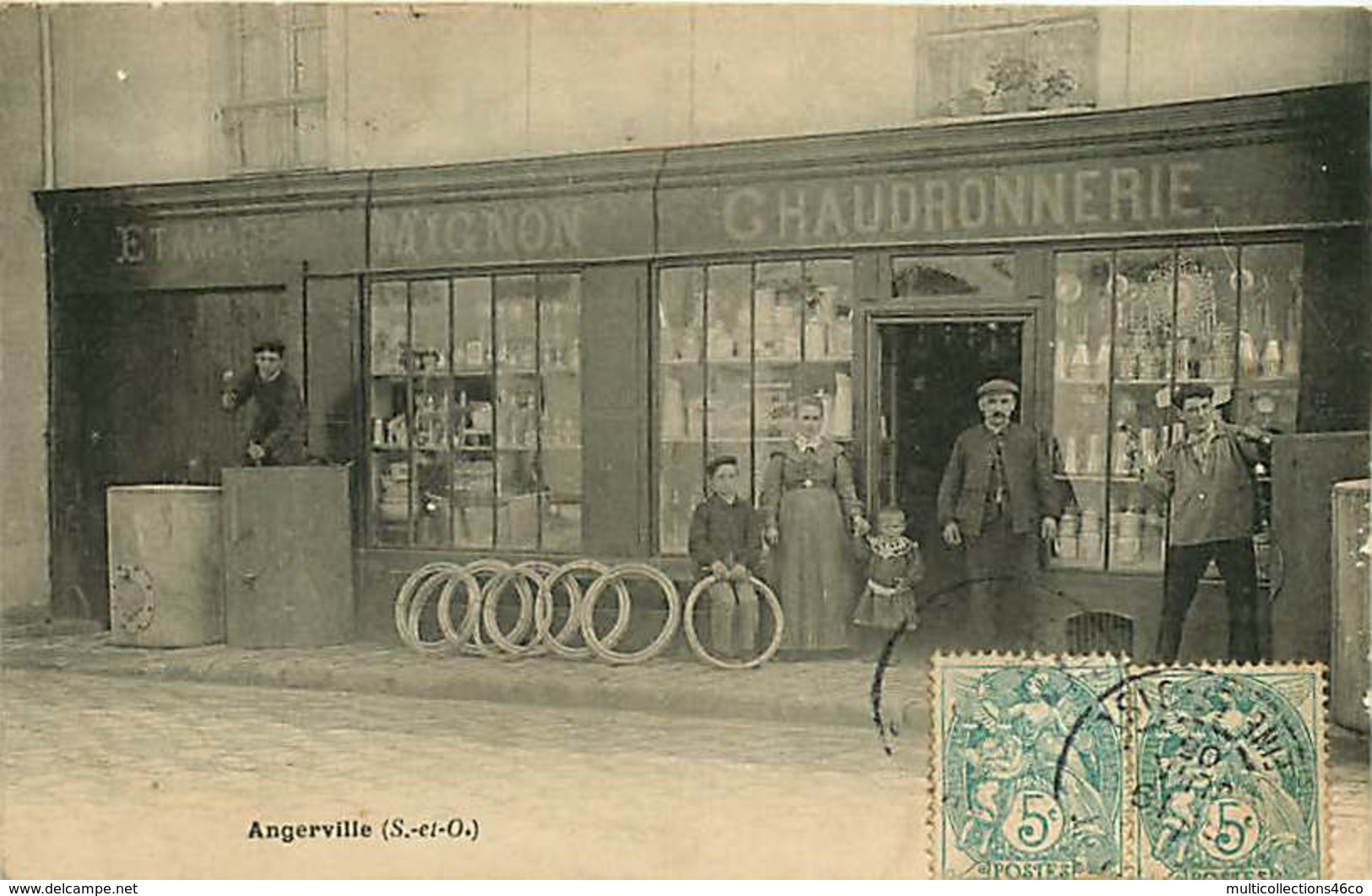 050519 - 91 ANGERVILLE étamage Chaudronnerie MIGNON - Commerce Artisan - Angerville