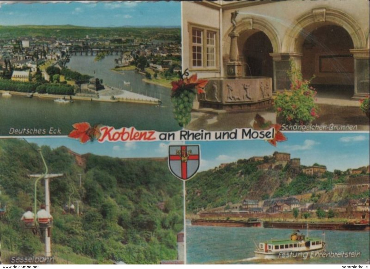 Koblenz - U.a. Festung Ehrenbreitstein - 1964 - Koblenz