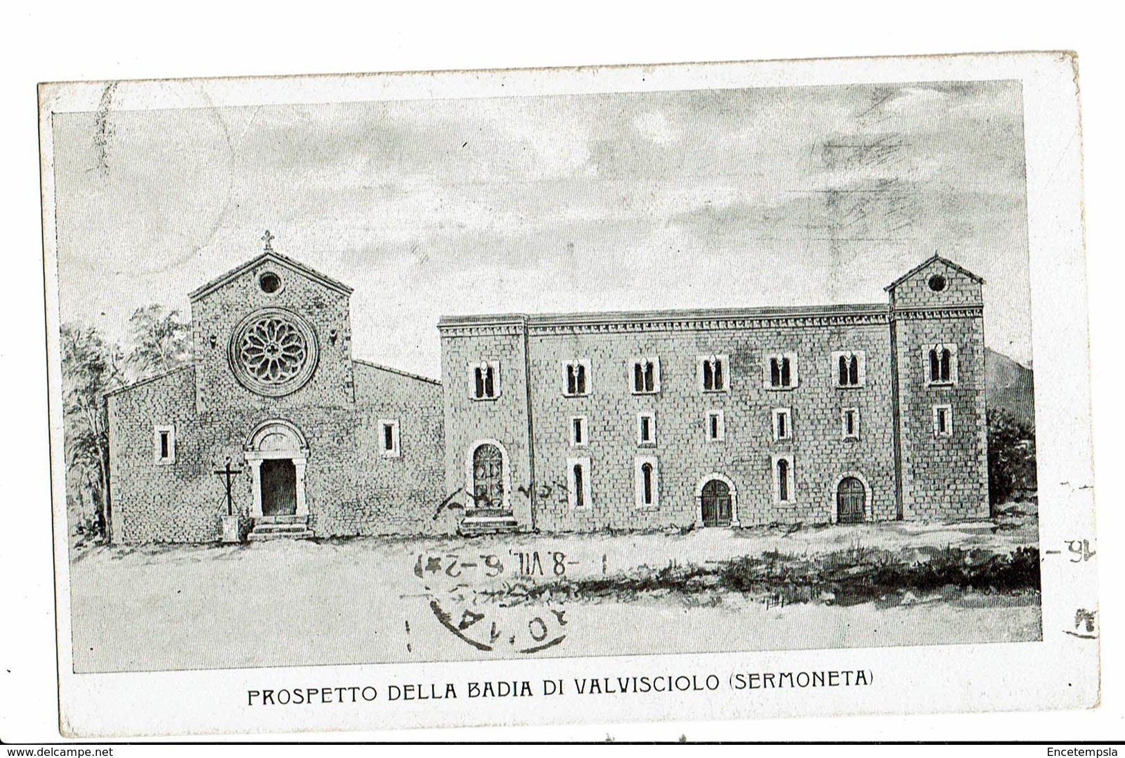 CPA- Carte Postale - Italie - Sermoneta - Prospetto Della Badia Di Valvisciolo -VM2863 - Latina