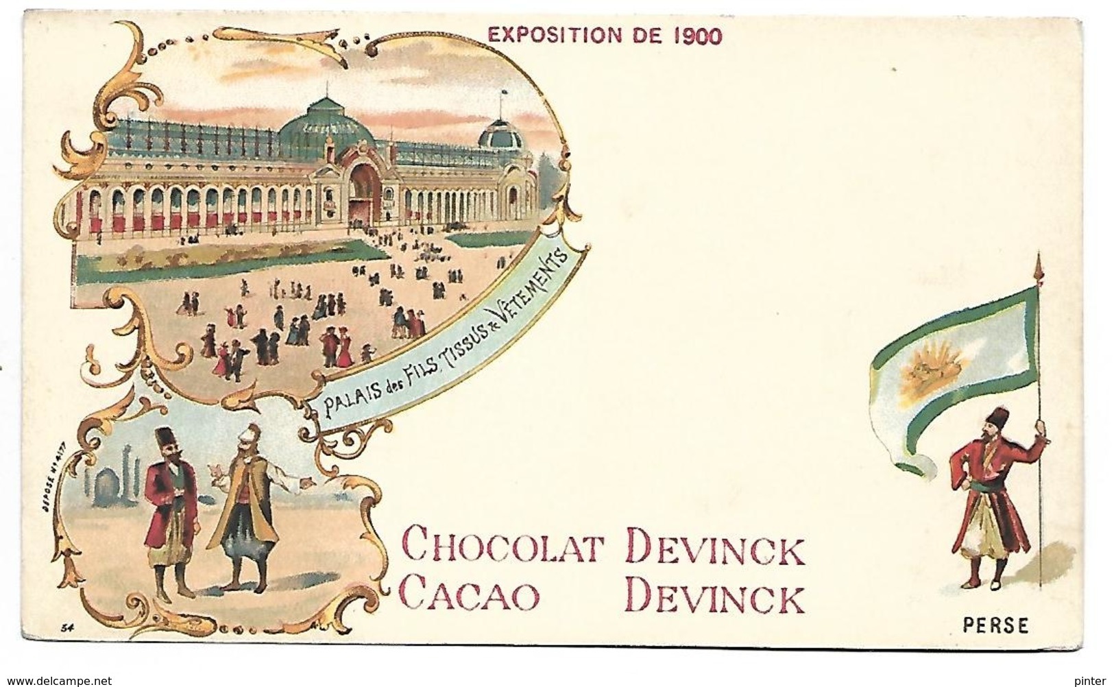 IRAN - PERSE - Exposition De 1900 - Chocolat DEVINCK - Iran