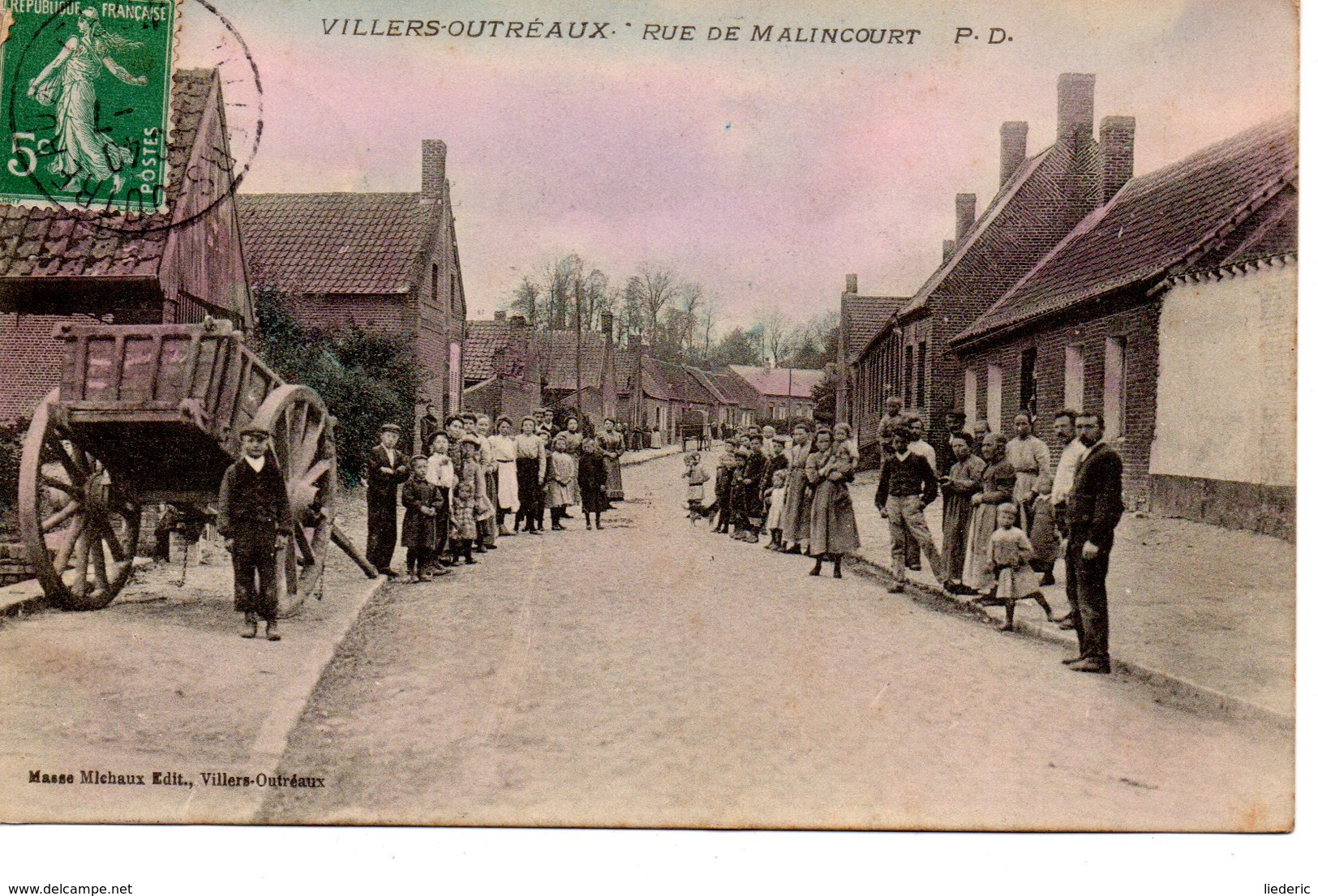 Villers-Outréaux : Rue De Malincourt - Autres & Non Classés