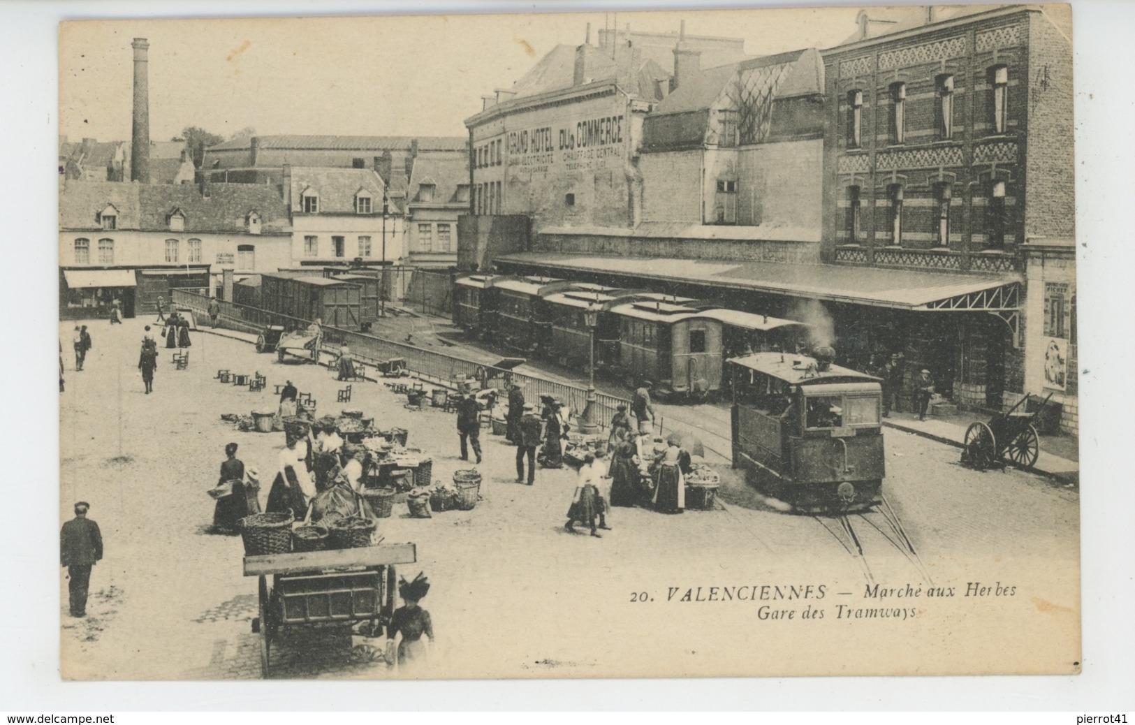 VALENCIENNES - Marché Aux Herbes - Gare Des Tramways - Valenciennes