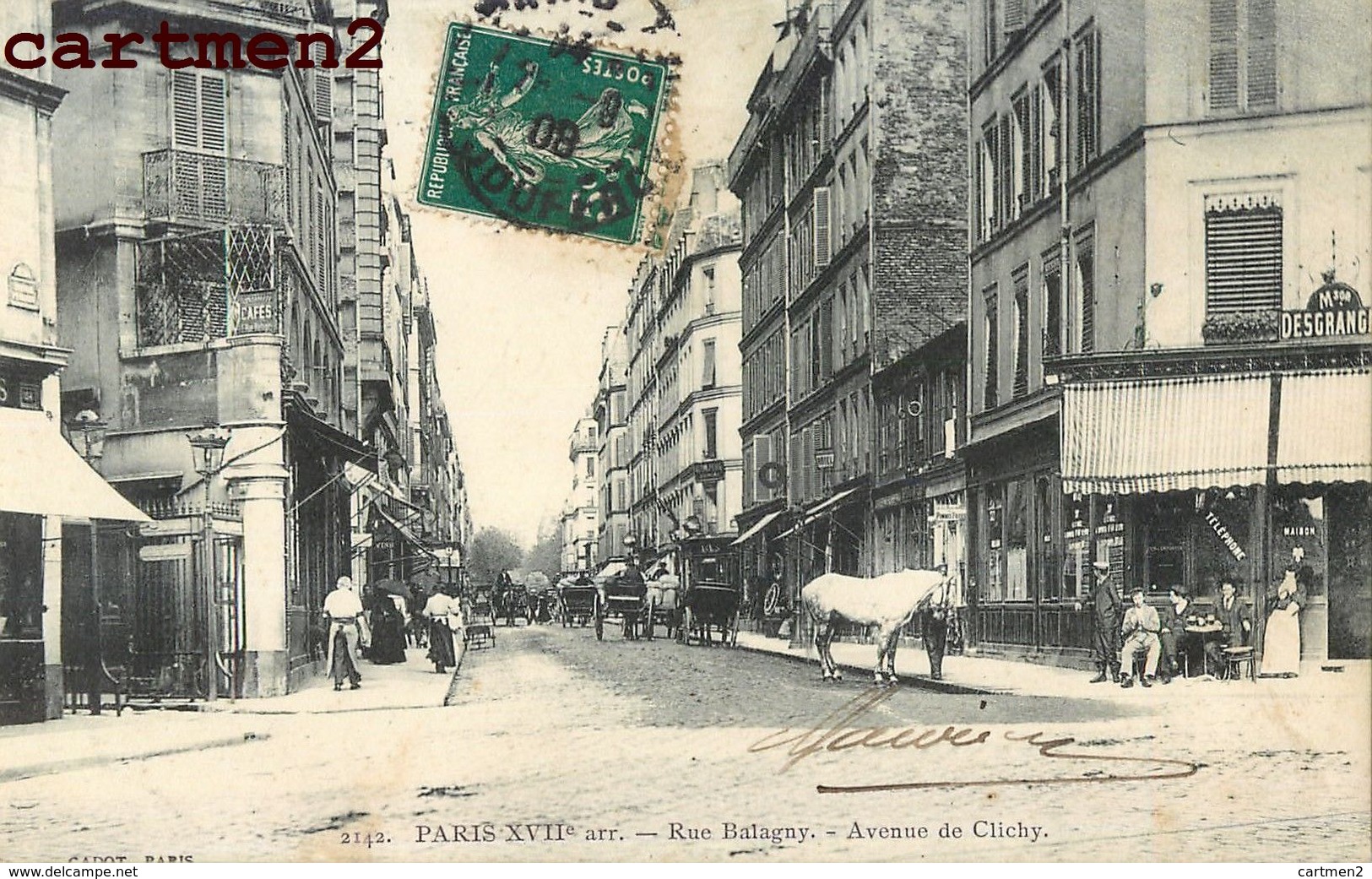 PARIS RUE BALAGNY AVENUE DE CLICHY 75 - Arrondissement: 17