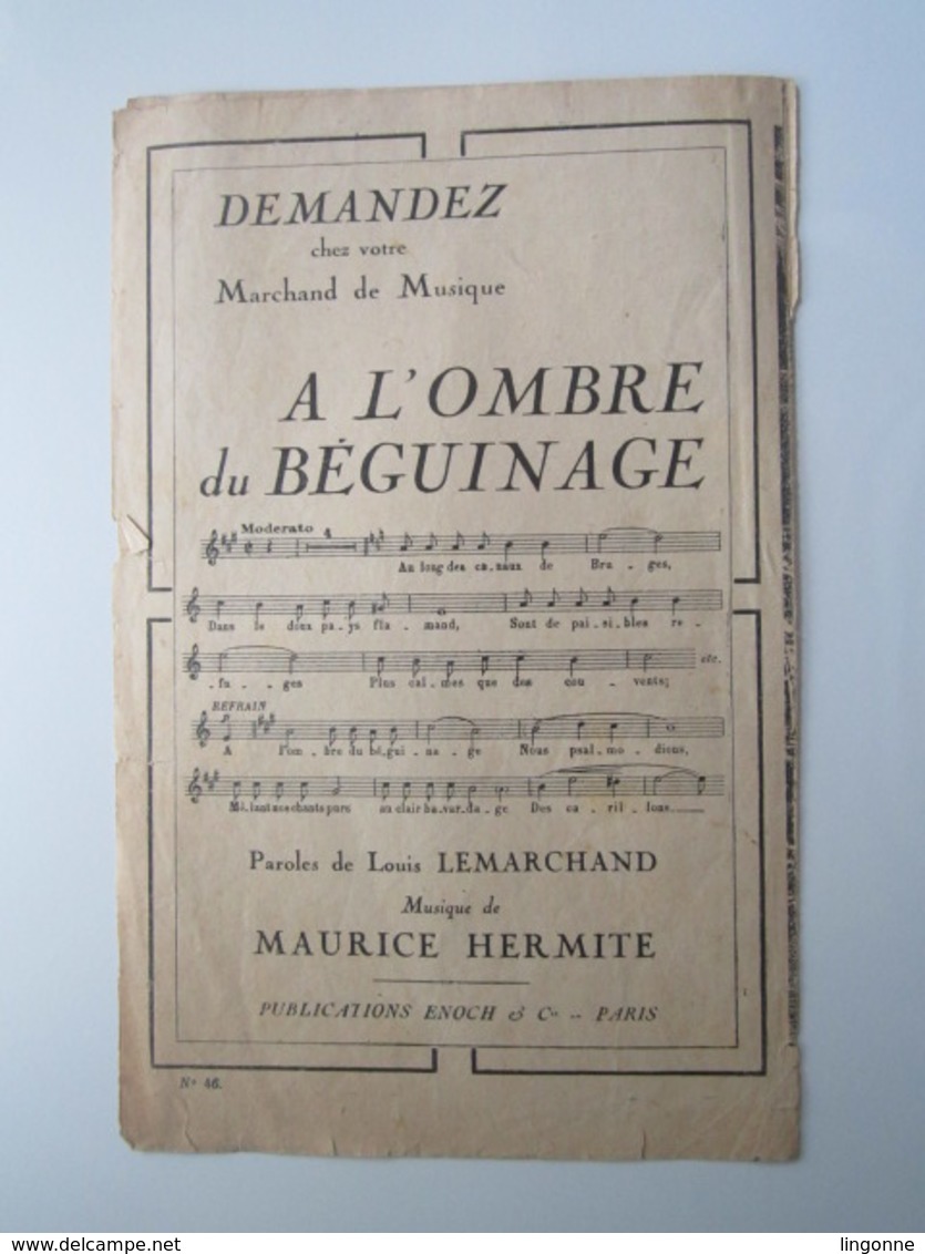 PARTITION L'ANNEAU D'ARGENT RONDEL ROSEMONDE GERARD CHAMINADE CONNEAU 17,5 X 27,5 Cm Env - Autres & Non Classés