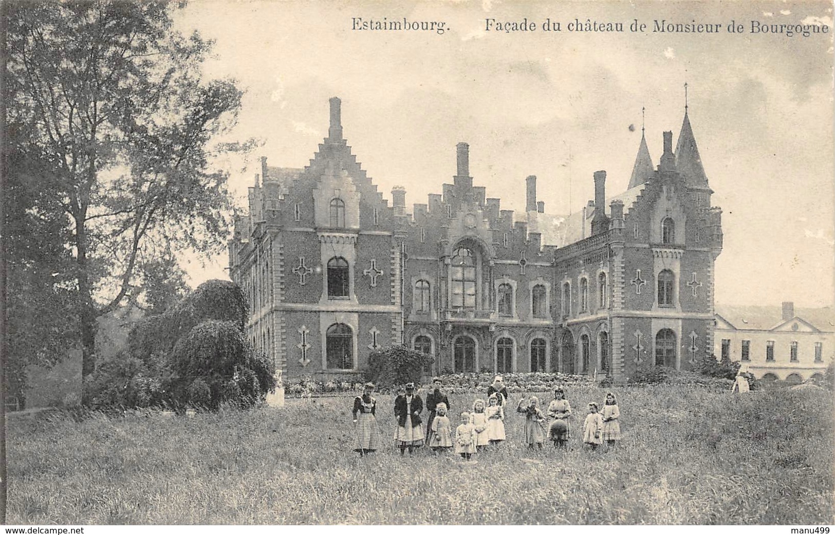 Estaimbourg - Façade Du Château De Monsieur De Bourgogne - Pecq