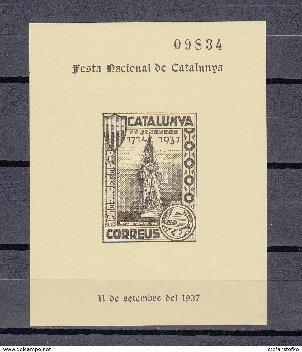 Catalunya 1937 VICINDO Vignette ** MNH (zie Scan) - Autres & Non Classés