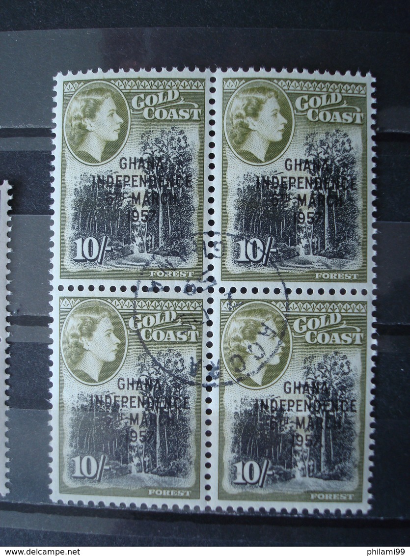 GOLD COAST GHANA 1957 BLOCS Of 4 Nr 1/9 USED (EXCL. 3A 3B 4A) - Ghana (1957-...)