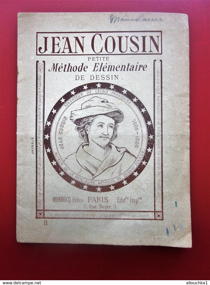 1920 Jean Cousin Petite Méthode élémentaire De Dessin Linéaire à Colorier Conformément Circulaire Ministériel 10-10-1880 - Autres & Non Classés