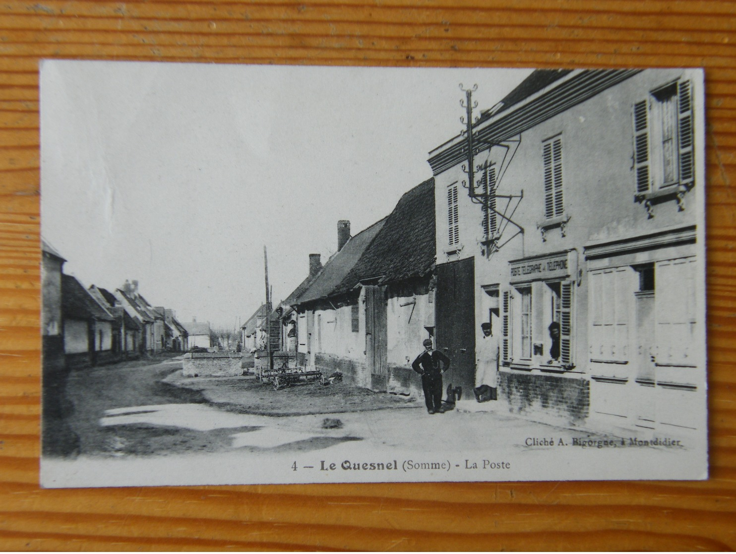 CPA Le Quesnel Somme La Poste 1917 - Autres & Non Classés