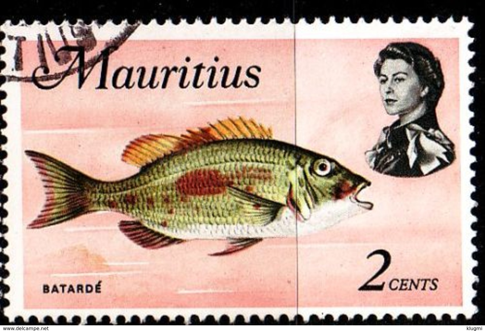 MAURITIUS [1969] MiNr 0331 Y ( O/used ) Fische - Mauritius (1968-...)