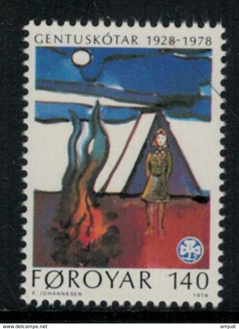 Iles Féroé // 1978 // 50 éme Anniversaire Des Guides  Timbres Neufs ** MNH No.35 Y&T - Faroe Islands