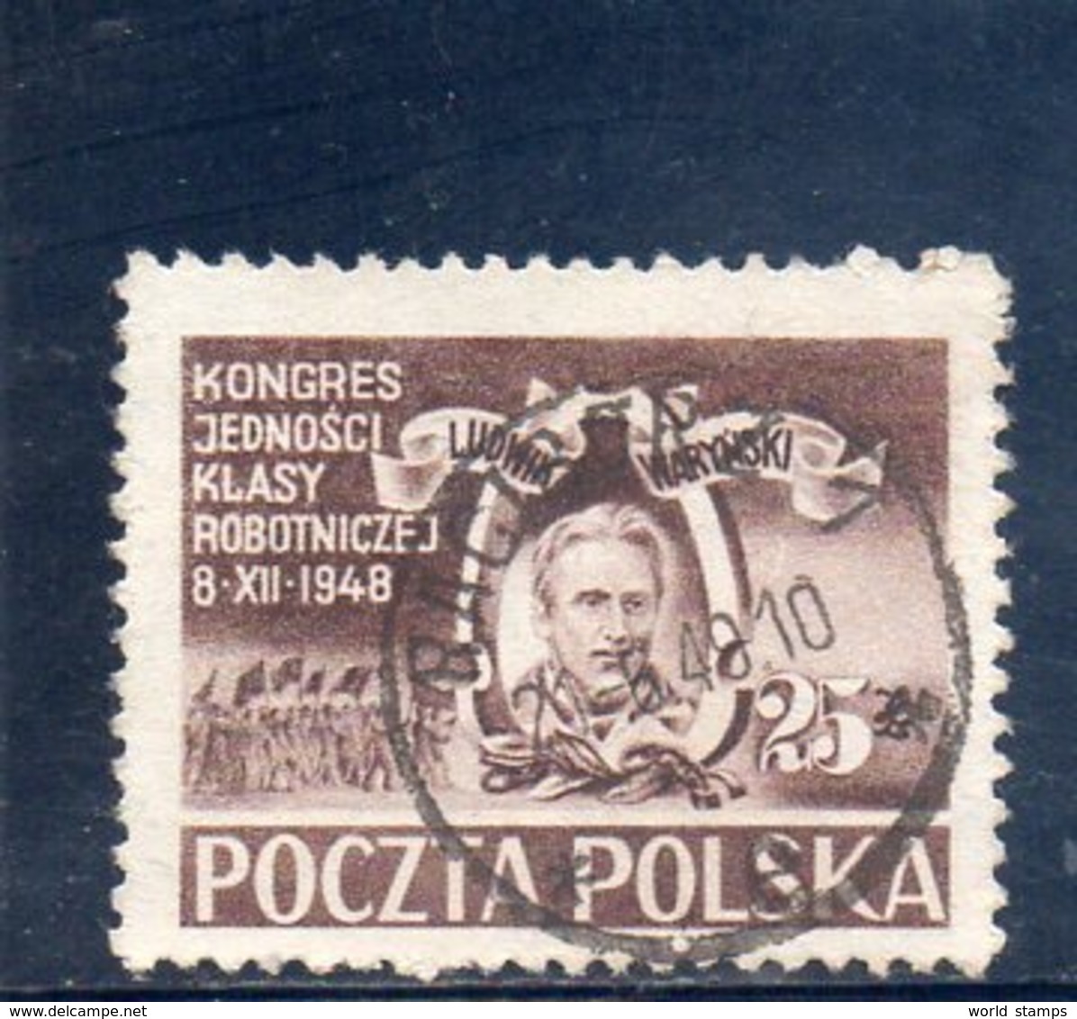 POLOGNE 1948 O - Usati