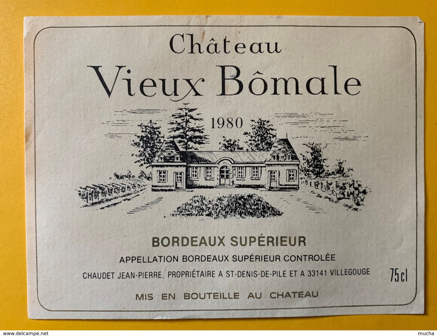 10485 - Château Vieux Bômade 1980 - Bordeaux