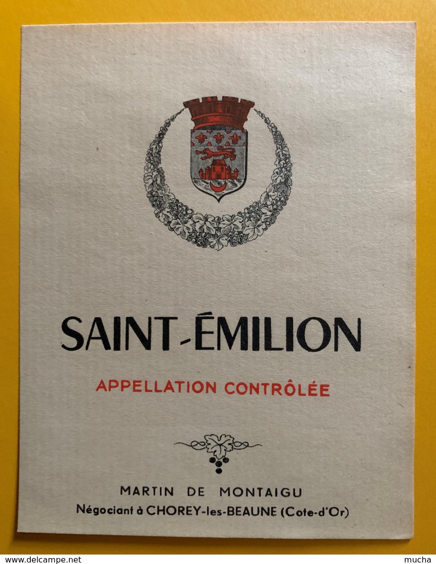 10503 -  Saint-Emilion  Martin De Montaigu - Bordeaux