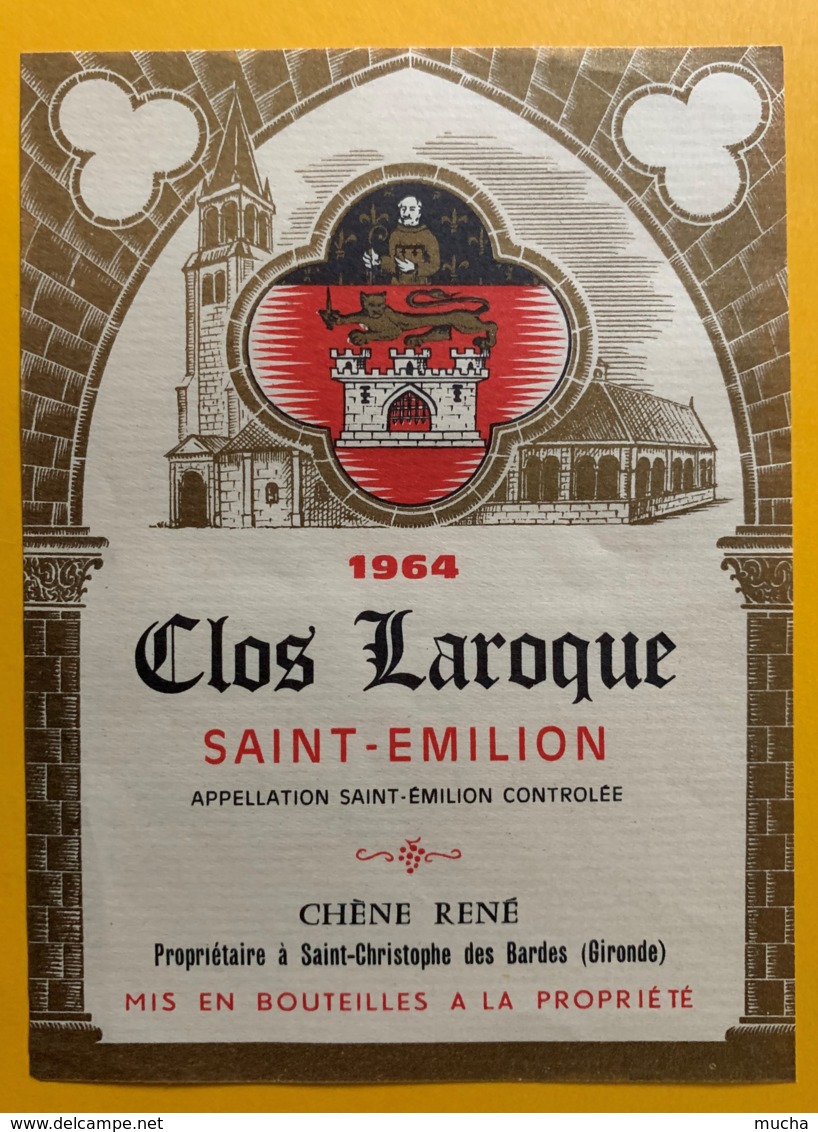 10514- Clos Laroque 1964  Saint-Emilion - Bordeaux