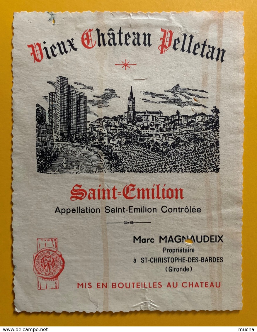 10524 -  Vieux Château Pelletan   Saint-Emilion - Bordeaux