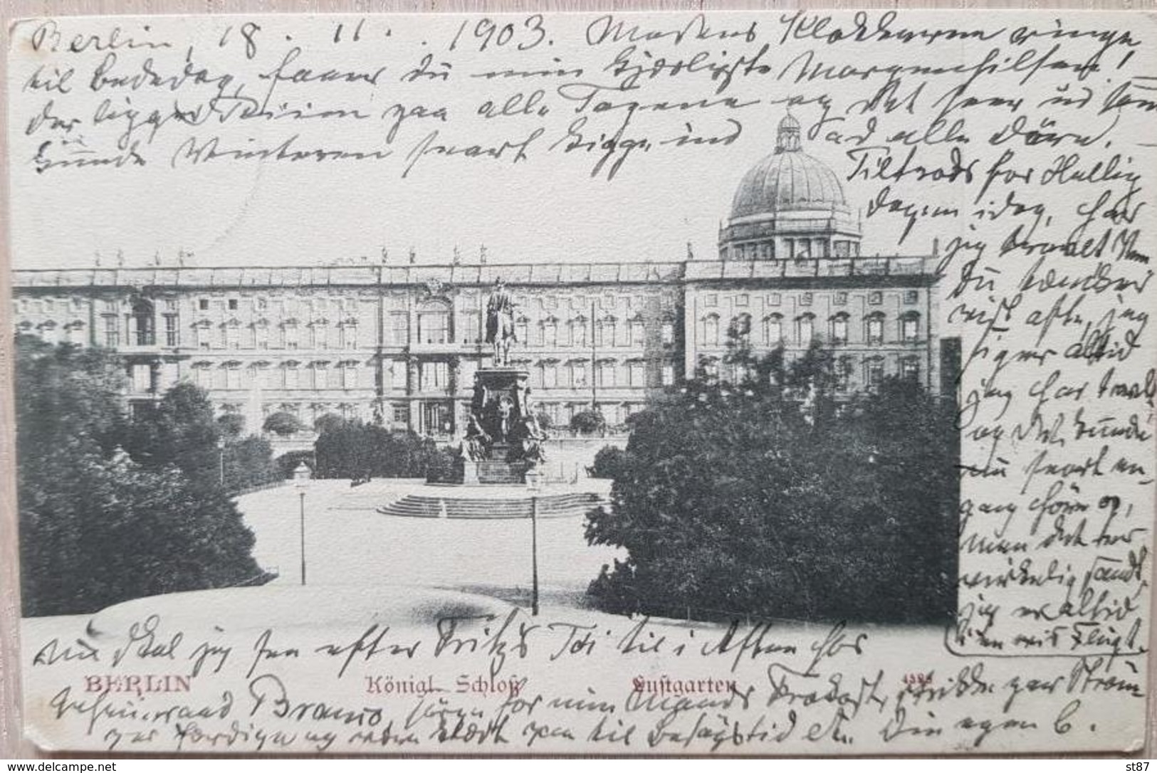 Germany Berlin 1903 Luftgarten Schloss - Altri & Non Classificati