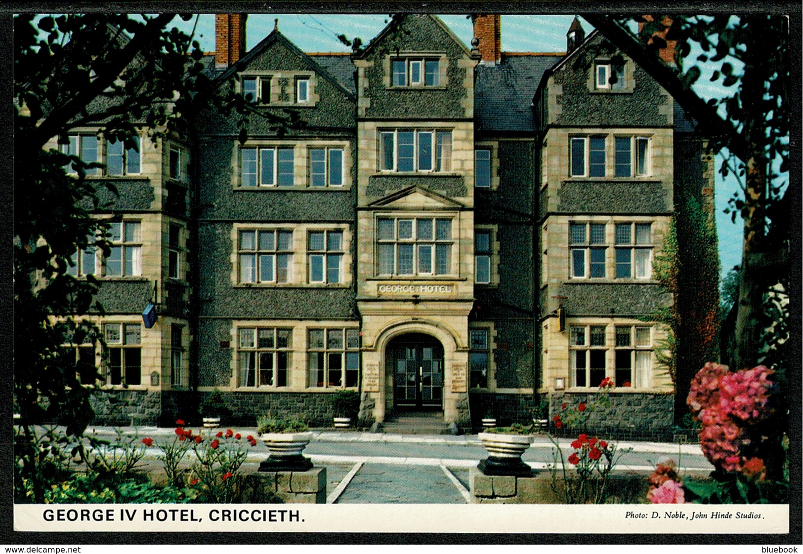 Ref 1285 - John Hinde Postcard - George IV Hotel - Criccieth Caernarvonshire Wales - Caernarvonshire