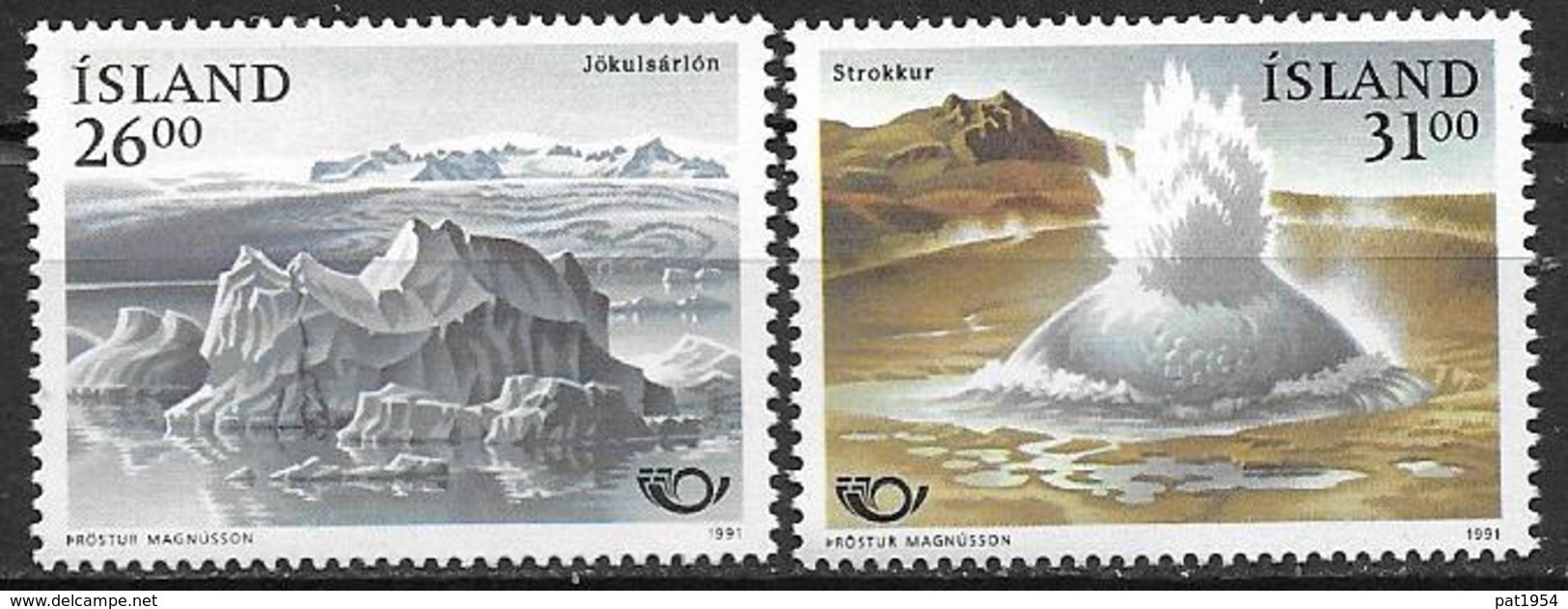 Islande 1991 N° 697/698 Neufs Norden Tourisme - Nuovi