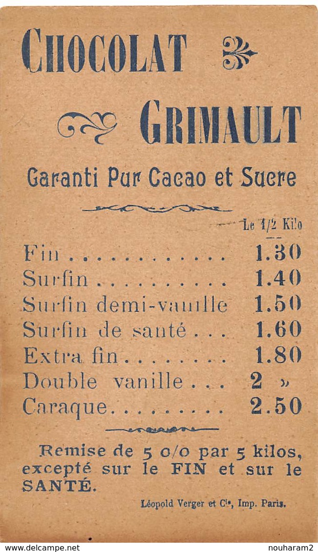 Chromos Réf. T 18-116 - Chocolat Grimault - Général G. Buller (Angleterre) - Other & Unclassified