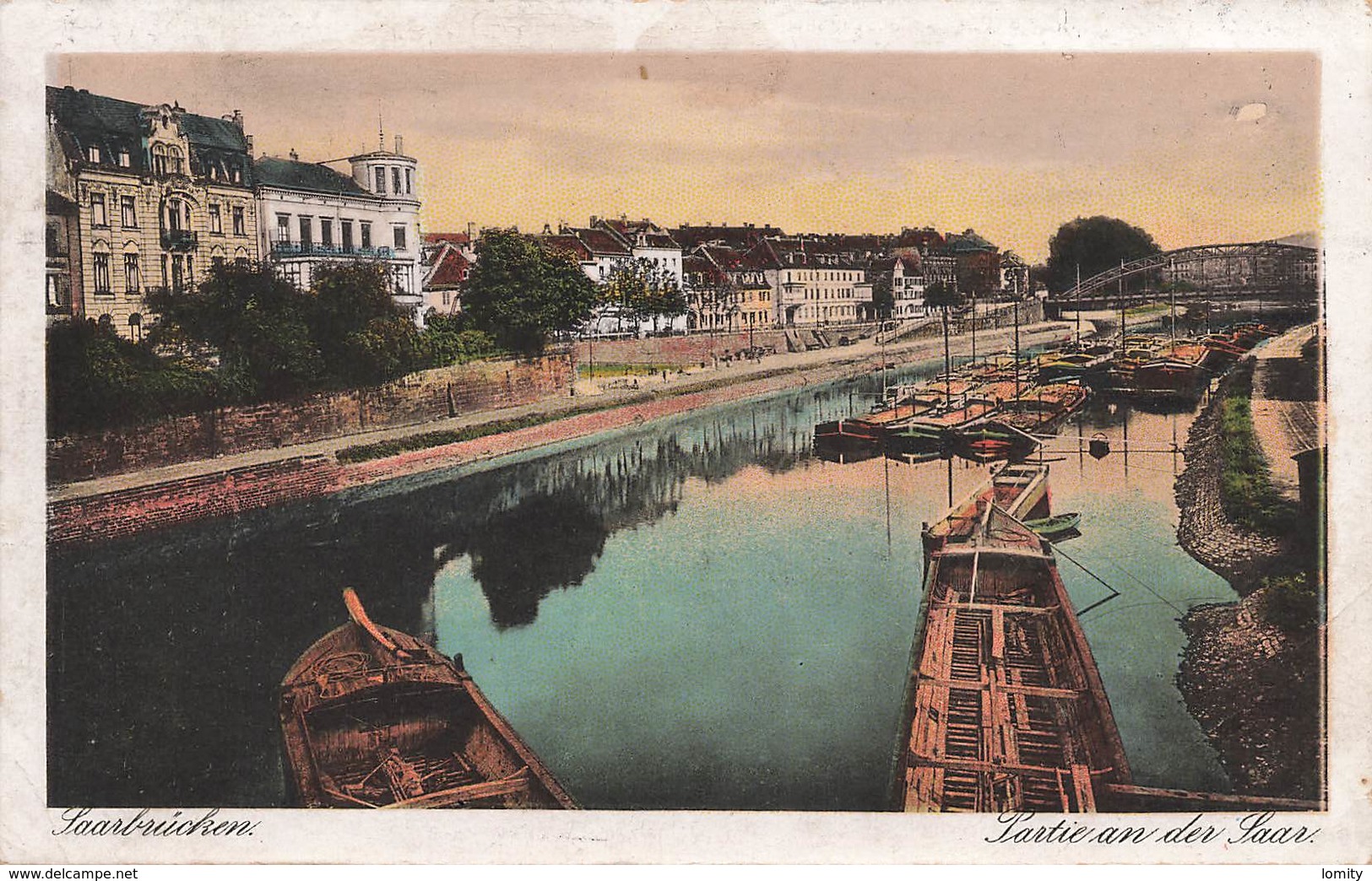 Allemagne Saarbrucken Saarbruecken Partie An Der Saar Sarre Cachet Tresor Et Postes 1924 - Saarbruecken