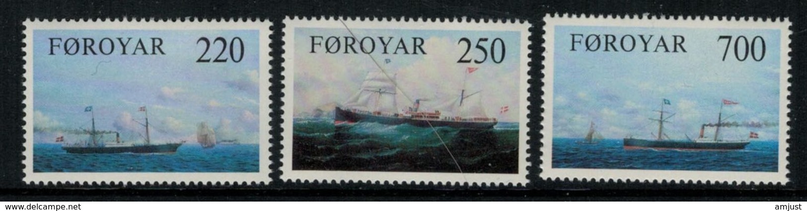 Iles Féroé // 1983 // Anciens Bateaux  Timbres Neufs ** MNH No.73-75 Y&T - Féroé (Iles)