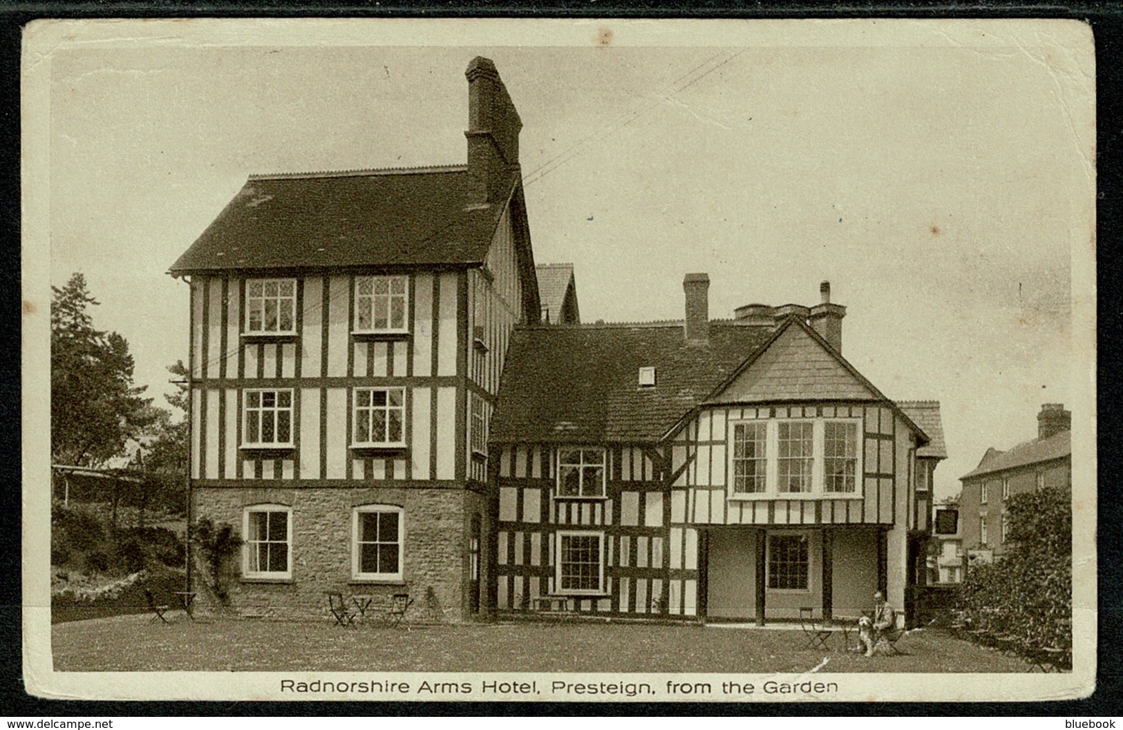 Ref 1286 - Early Postcard - Radnorshire Arms Hotel - Presteign Wales - Trust House - Radnorshire