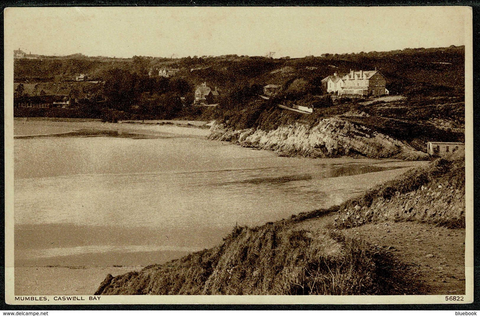 Ref 1286 - Postcard - Caswell Bay Mumbles - Glamorgan Wales - Glamorgan