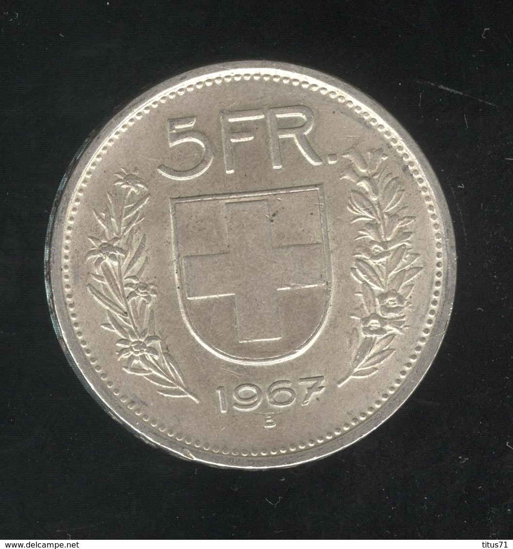 5 Francs Suisse / Switzerland 1967 - Other & Unclassified