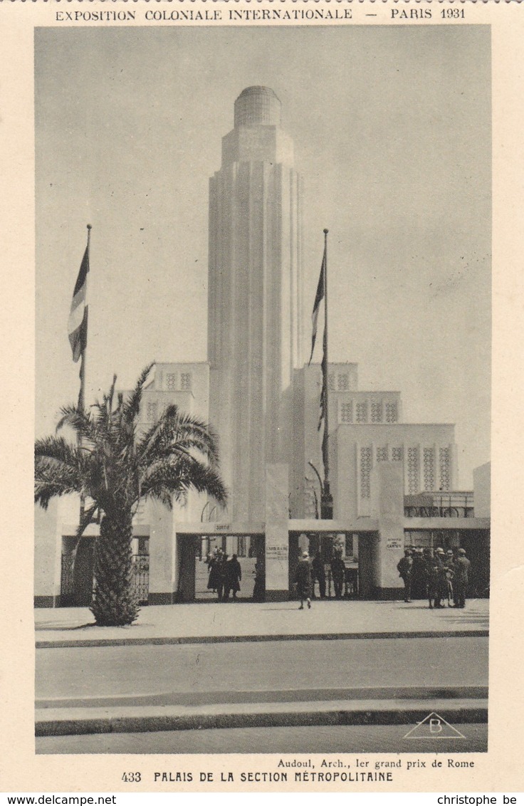 Exposition Coloniale Internationale Paris 1931, Palais De La Section Métropolitaine (pk60338) - Exposiciones