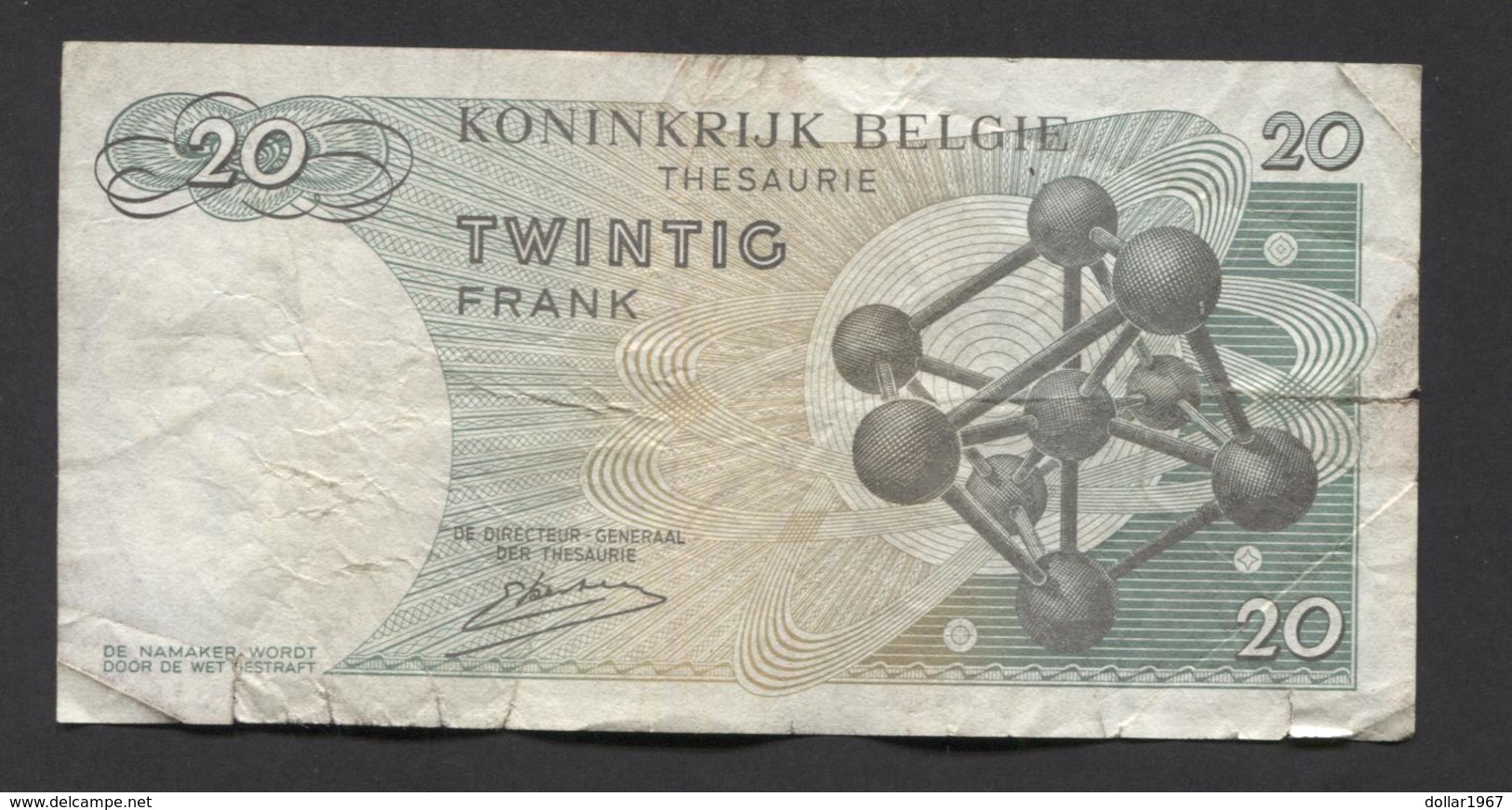 België Belgique Belgium 15 06 1964 -  20 Francs Atomium Baudouin. 3 Y  8714975 - 20 Franchi