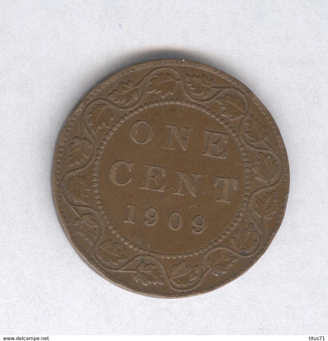 1 Cent Canada 1909 TTB+ ( Lot 2 ) - Canada