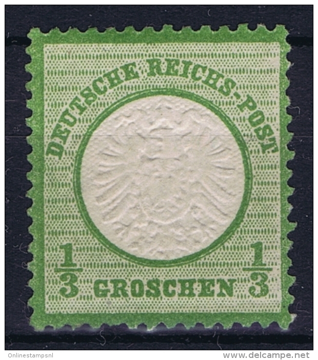 Deutsches Reich: Mi Nr 17A Postfrisch/neuf Sans Charniere /MNH/** 1872 Small Spot And Fold At Bottom  In Gum - Ungebraucht