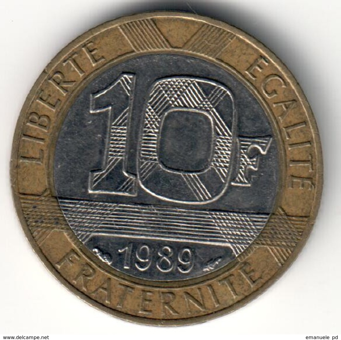 France 10 Francs 1989 - 13 Stries - Altri & Non Classificati