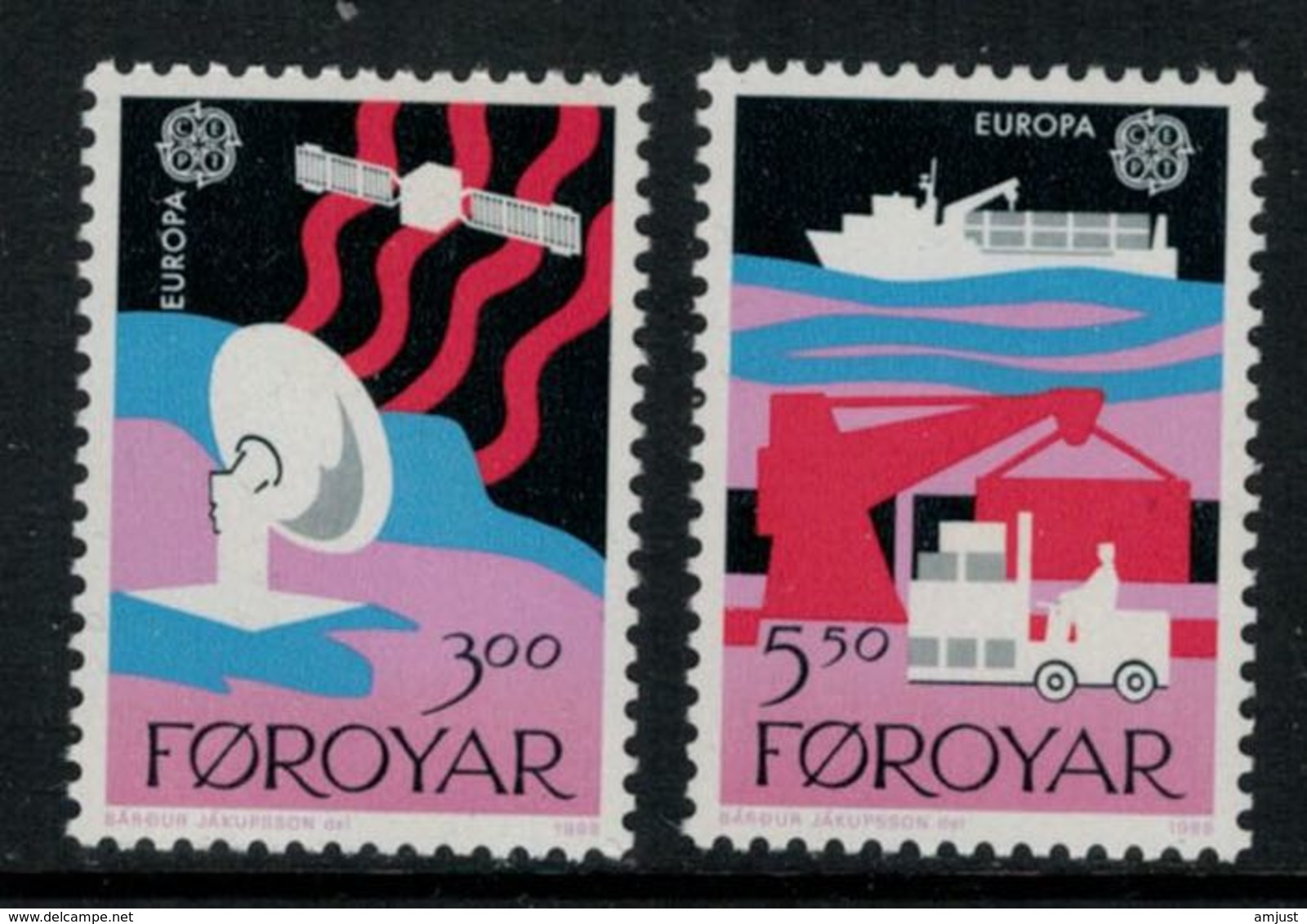 Iles Féroé // 1988 // Europa  Timbres Neufs ** MNH No.160-161 Y&T - Islas Faeroes