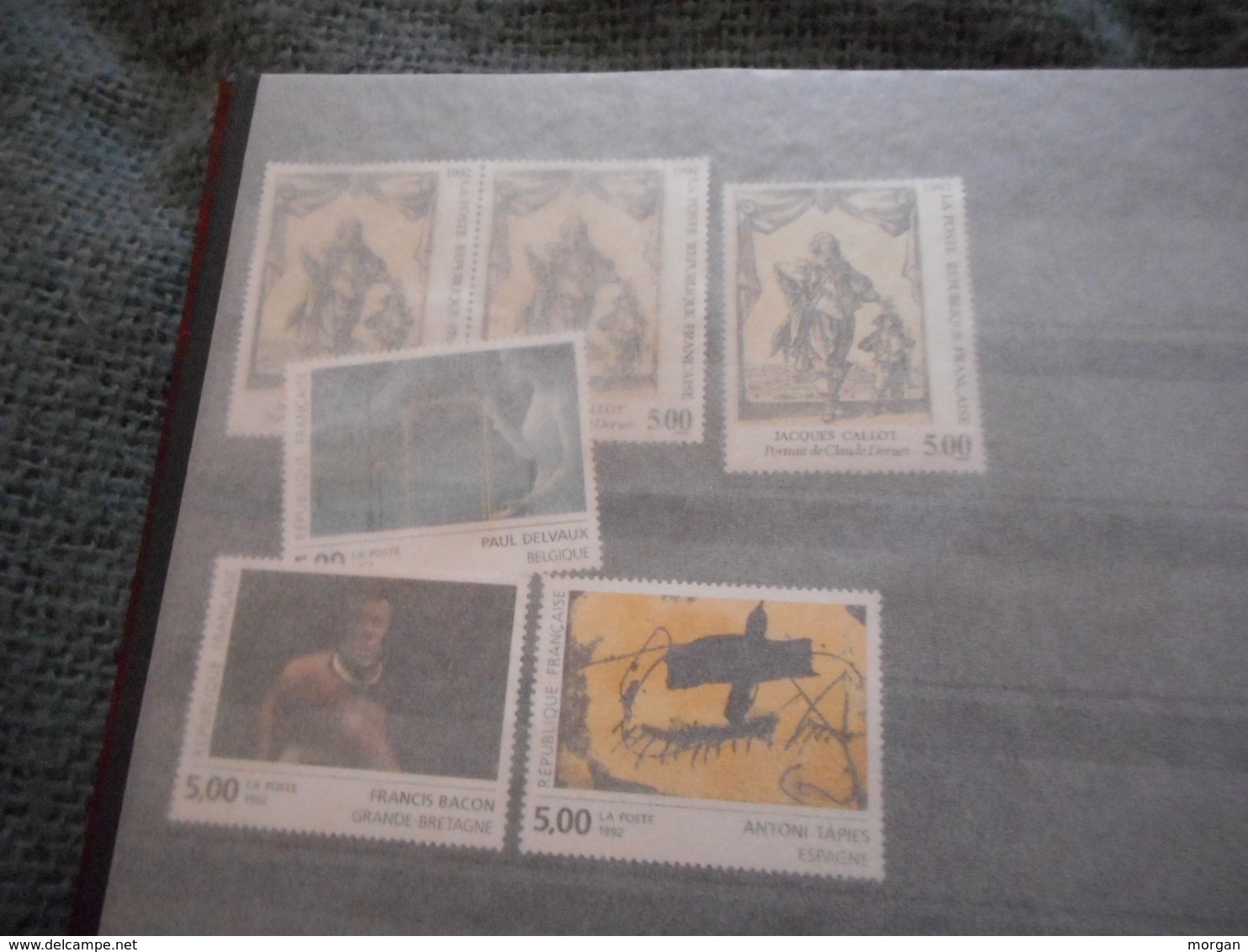 PHILATELIE, COLLECTION TIMBRES FRANCE 1986 / 2007 EN 2 ALBUMS Y et T,  TOUS LES SCANS