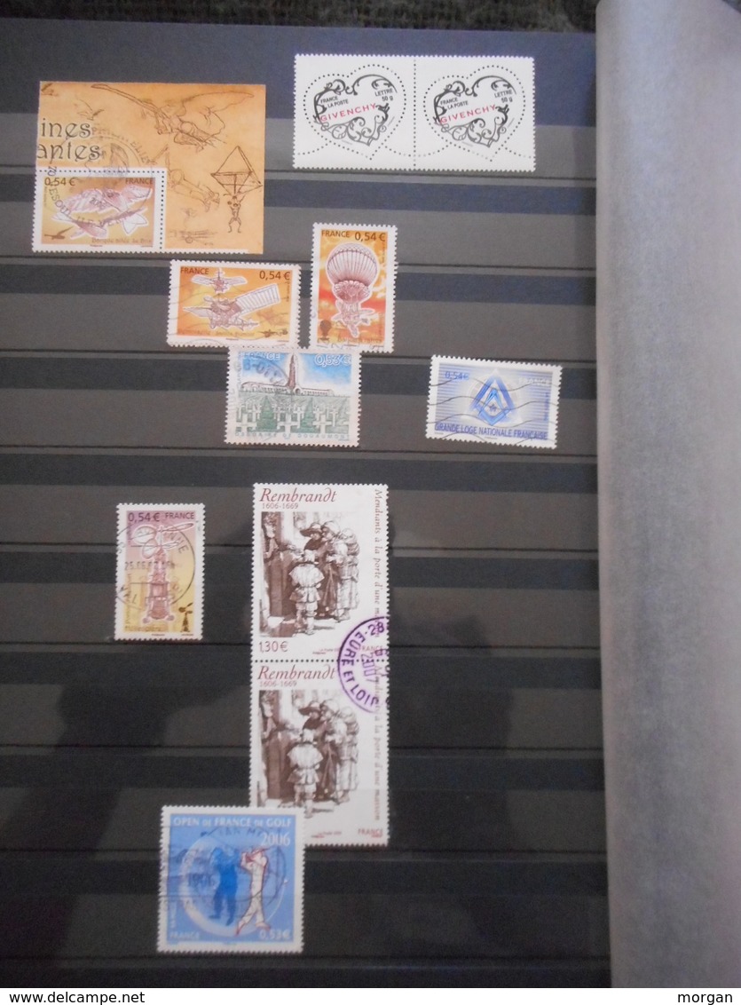 PHILATELIE, COLLECTION TIMBRES FRANCE 1986 / 2007 EN 2 ALBUMS Y et T,  TOUS LES SCANS