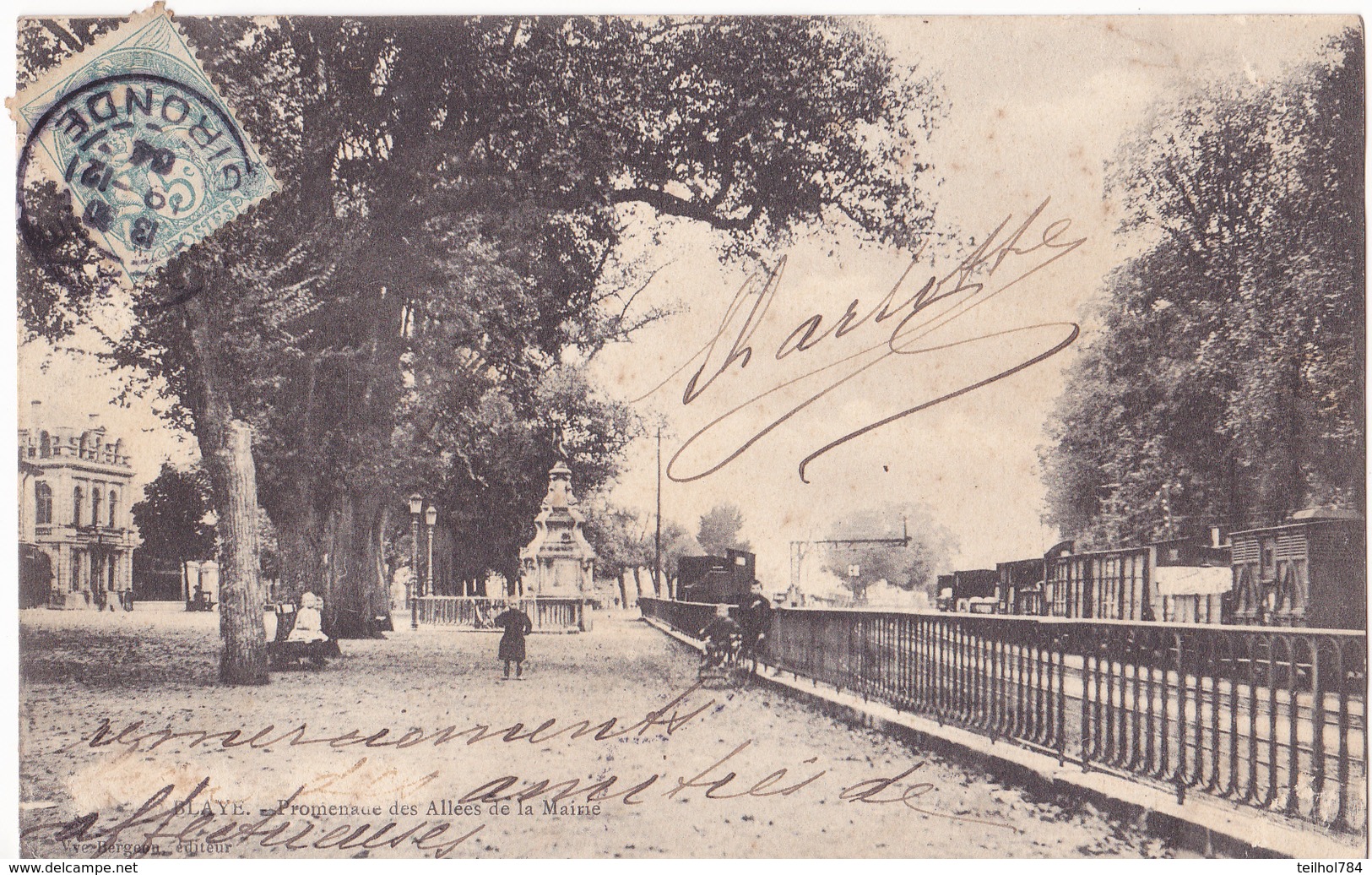 BLAYE  -  PROMENADE DES ALLEES DE LA MAIRIE - Blaye