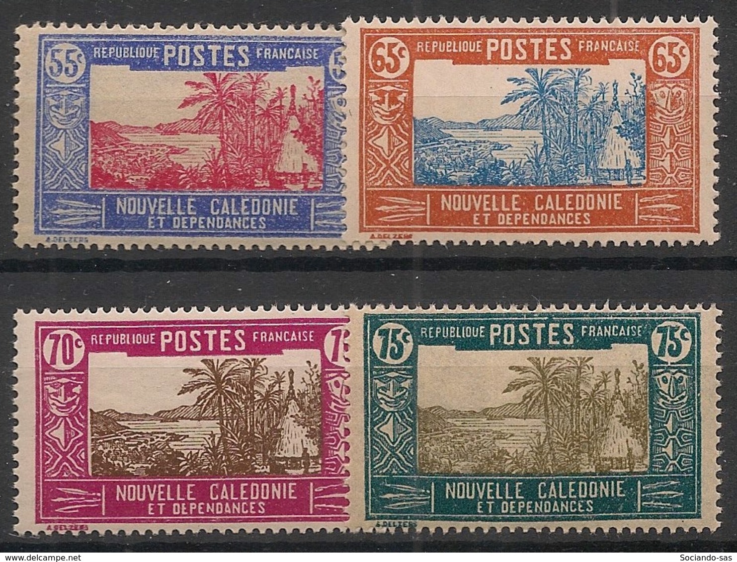 Nouvelle Calédonie - 1928-38 - N°Yv. 150A - 151 - 151A - 152 - 4 Valeurs - Neuf Luxe ** / MNH / Postfrisch - Neufs