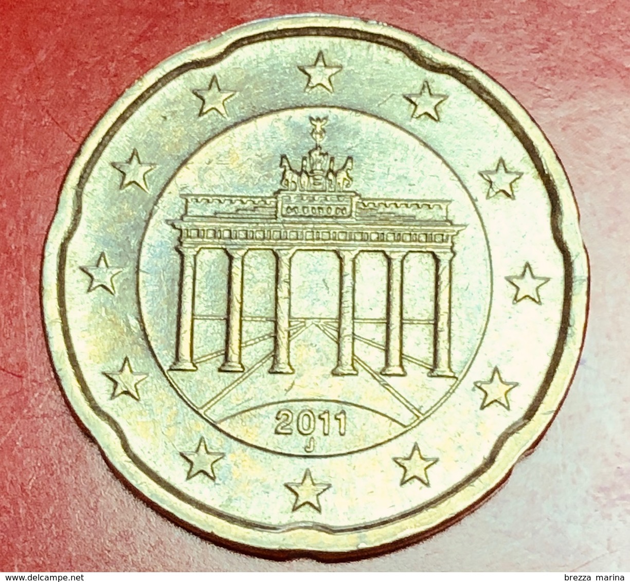 GERMANIA - 2011 - Moneta - Porta Di Brandeburgo - J - Euro - 0.20 - Allemagne