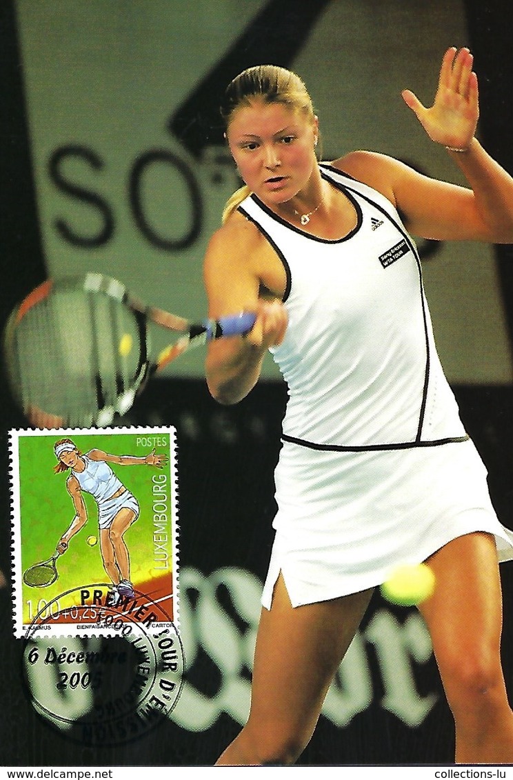 6.12.2005  - Tennis   Photo  Fern. Konnen   Impr. Linden ,Luxembg - Maximum Cards