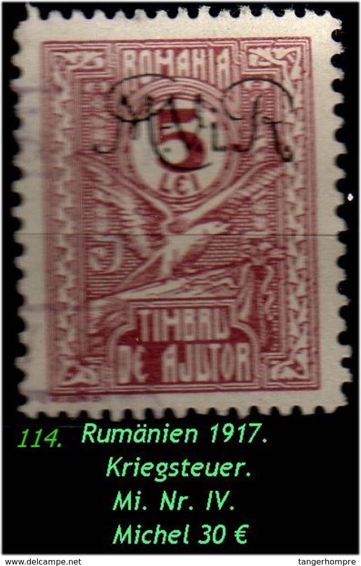 Rumänien - Mi. Nr. IV - Sonstige & Ohne Zuordnung