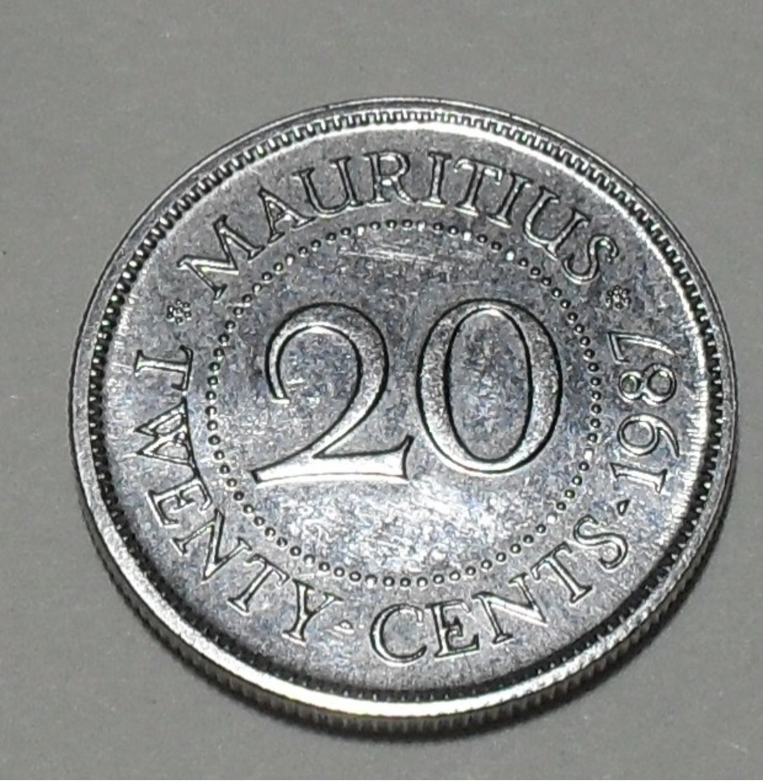 1987 - Maurice - Mauritius - 20 CENTS - KM 53 - Mauritius